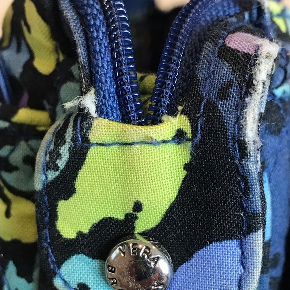 Vera Bradley shoulder bag, multi color floral, 12”x10”x2” adjustable strap. - Picture 10 of 13